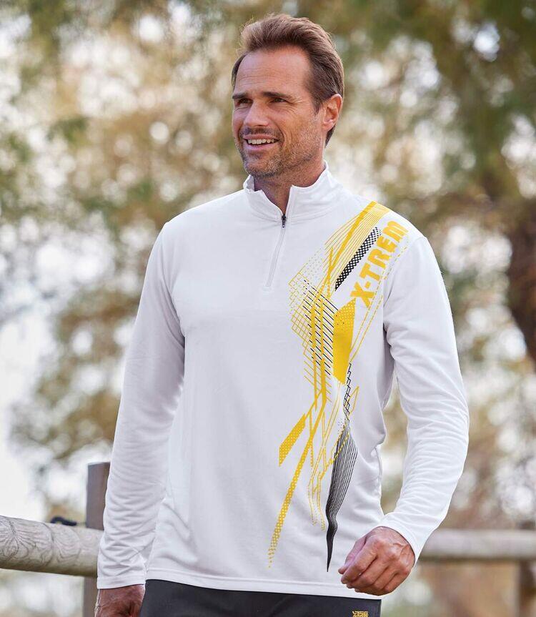 2er-Pack wärmende Langarmshirts mit RV-Kragen 2/4