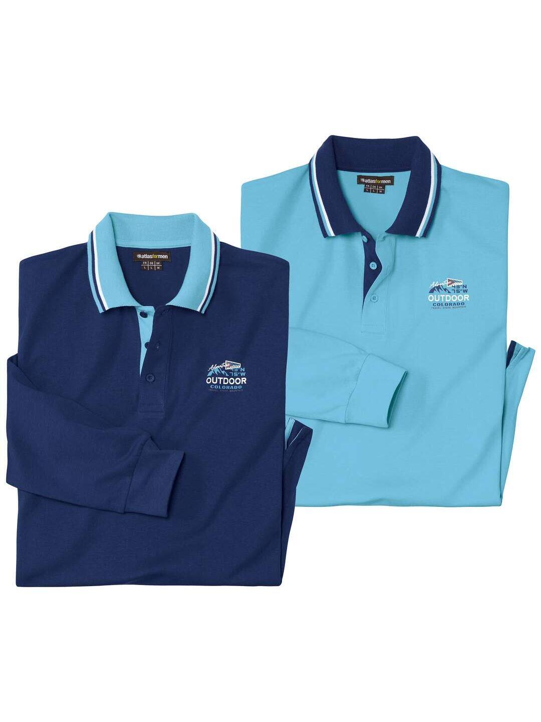Lot de 2 Polos Outdoor  1/4
