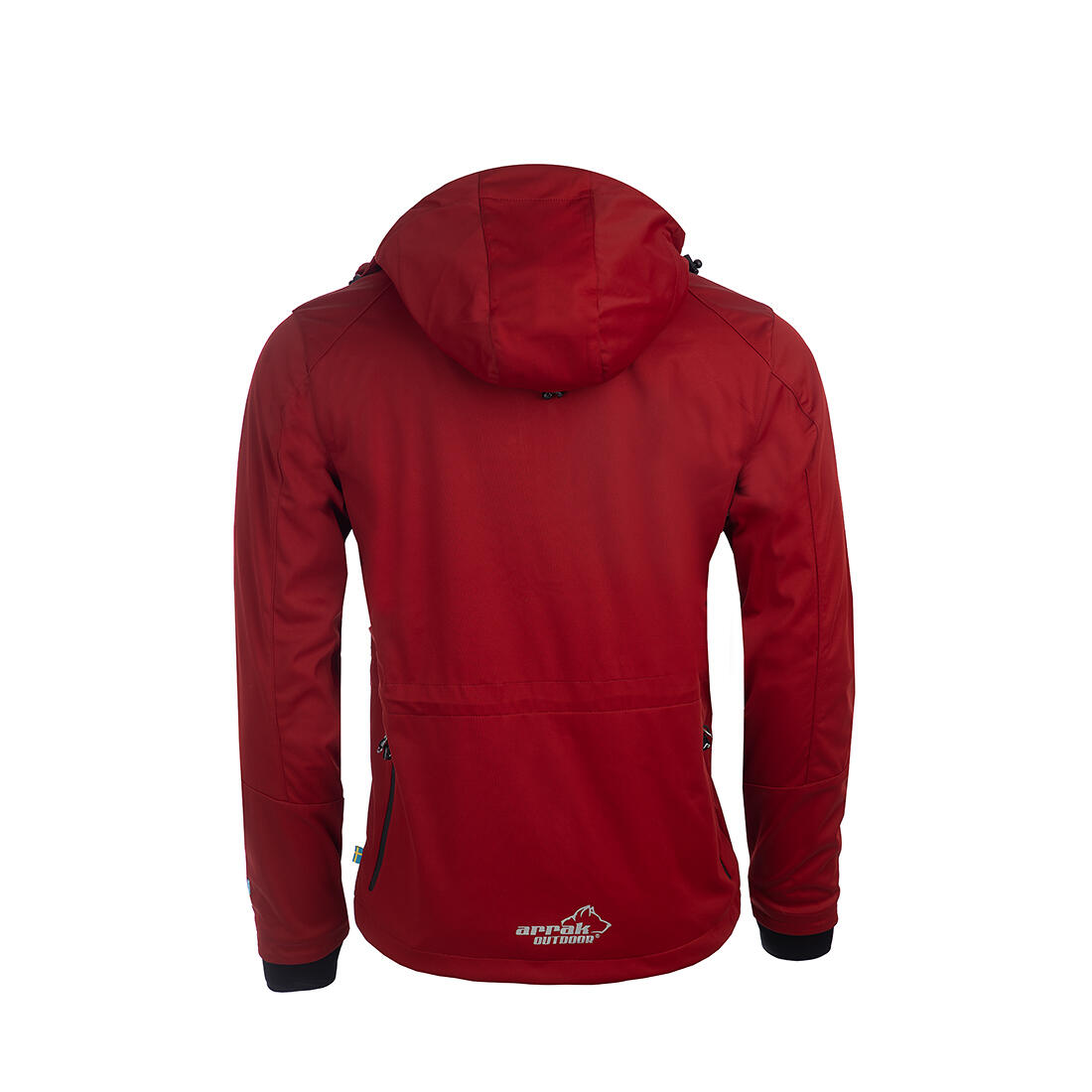Arrak Akka Softshelljacke Herren Dunkelrot 3/7