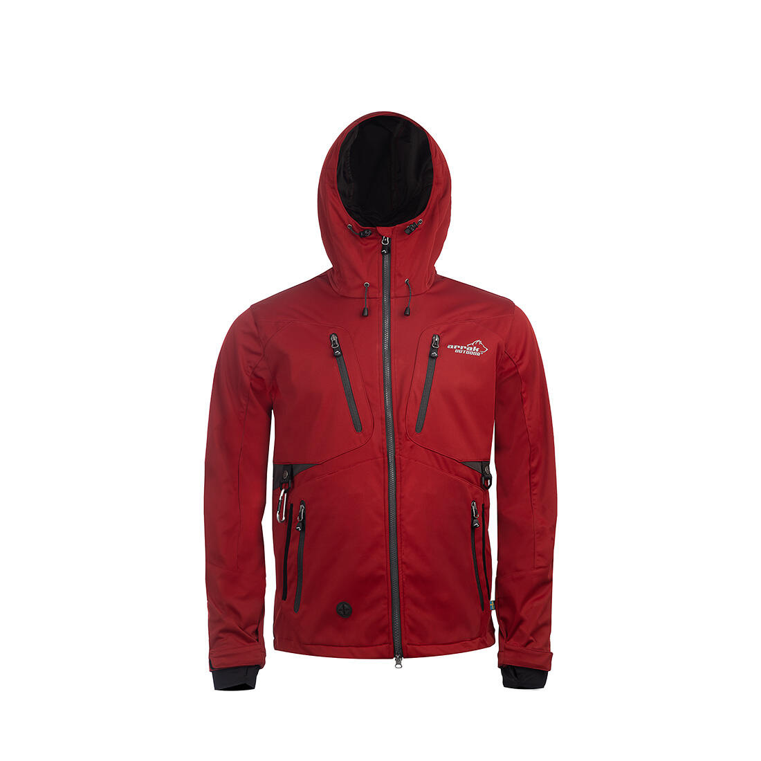 Arrak Akka Softshelljacke Herren Dunkelrot 2/7