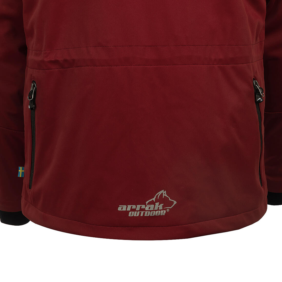 Arrak Akka Softshelljacke Herren Dunkelrot 5/7