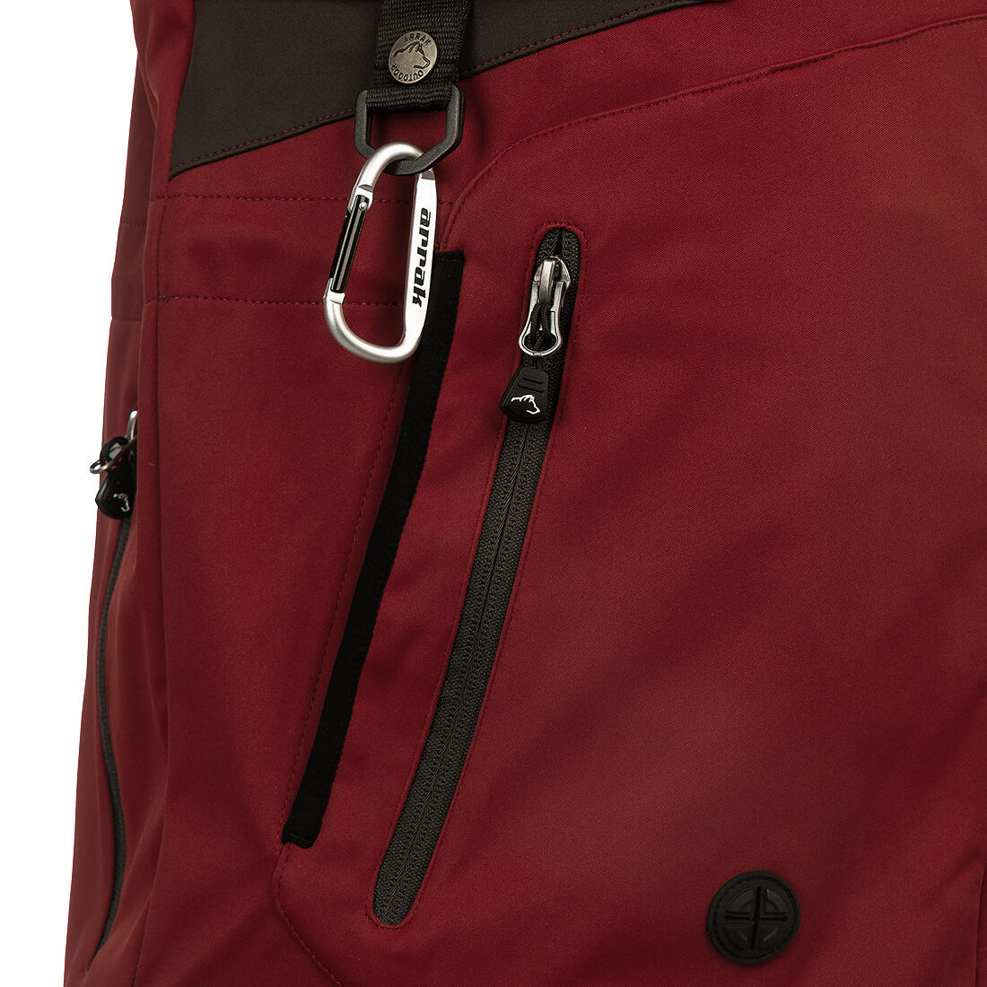 Veste softshell Arrak Akka pour homme rouge foncé 6/7