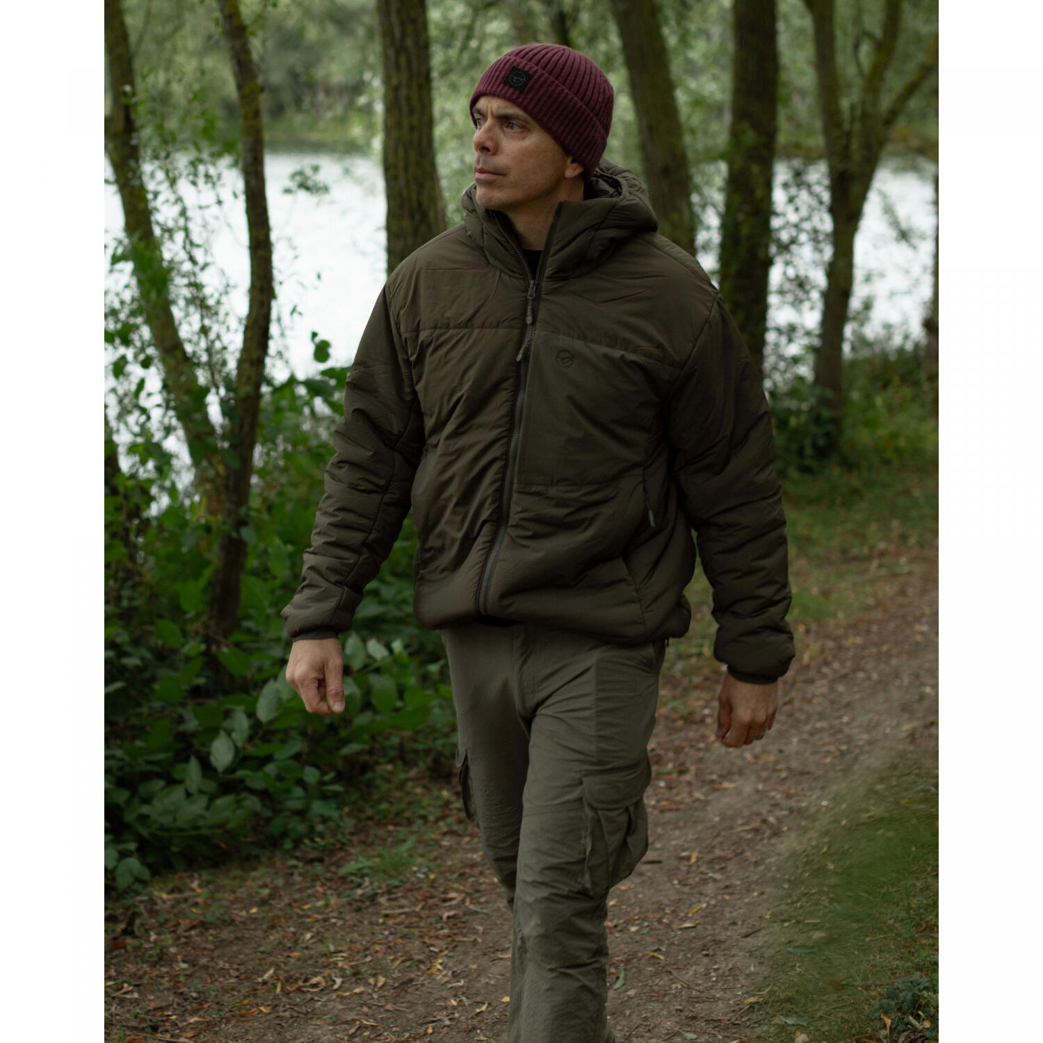 Korda Insulated Hooded Jacket Herren (Dark Olive) Größe 4XL 3/5