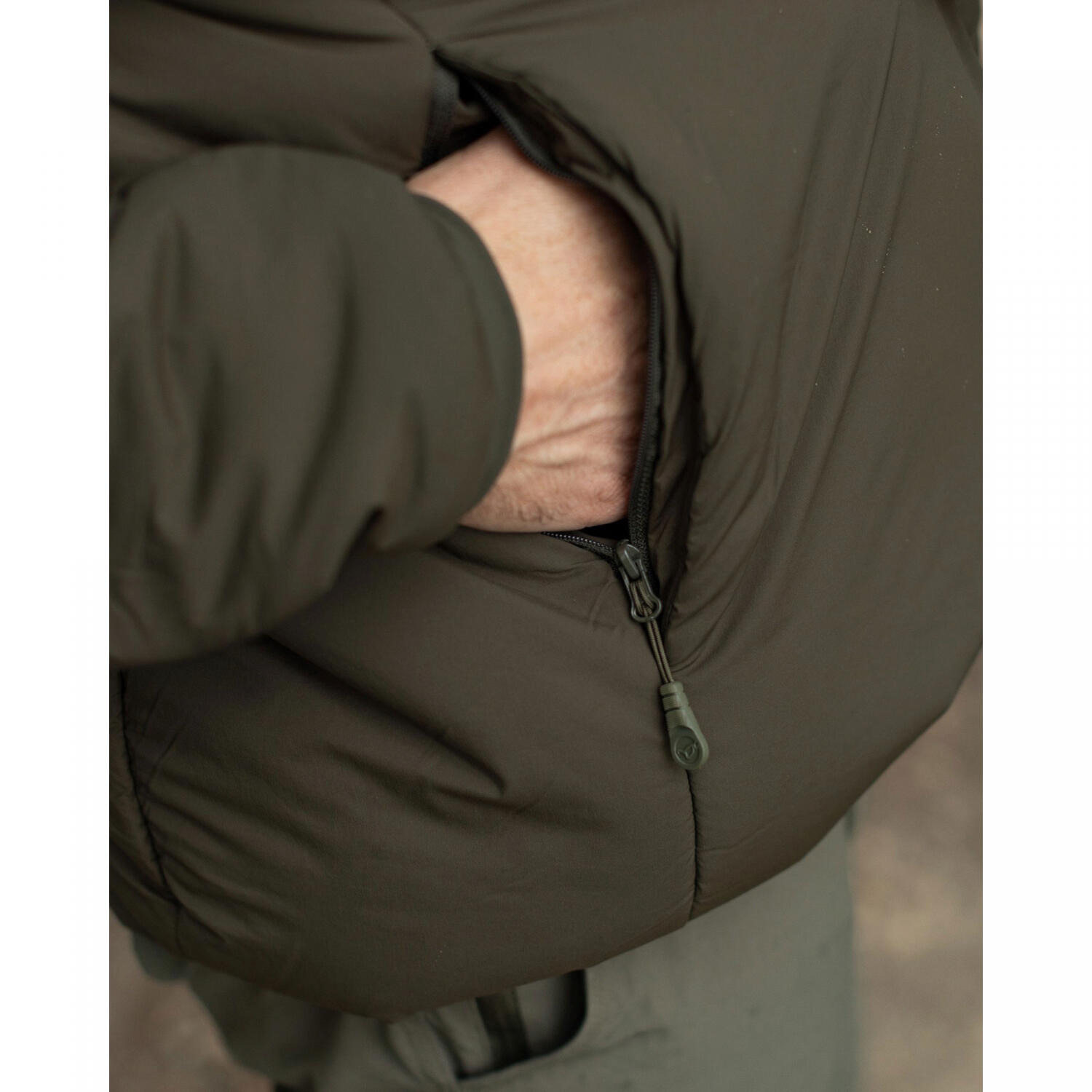Korda Insulated Hooded Jacket Herren (Dark Olive) Größe 4XL 5/5