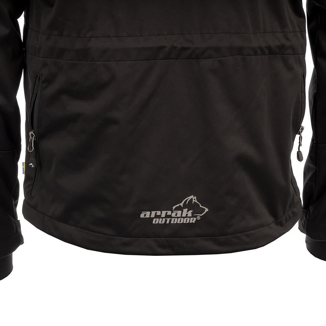 Arrak Akka Softshelljacke Herren Schwarz 5/7