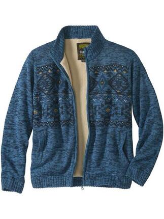 Gilet Tricot Doublé Polaire