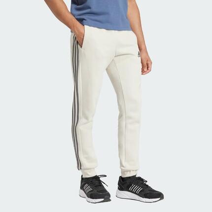 Pantalones de hombre adidas Essentials Fleece 3-Stripes con puños ajustados