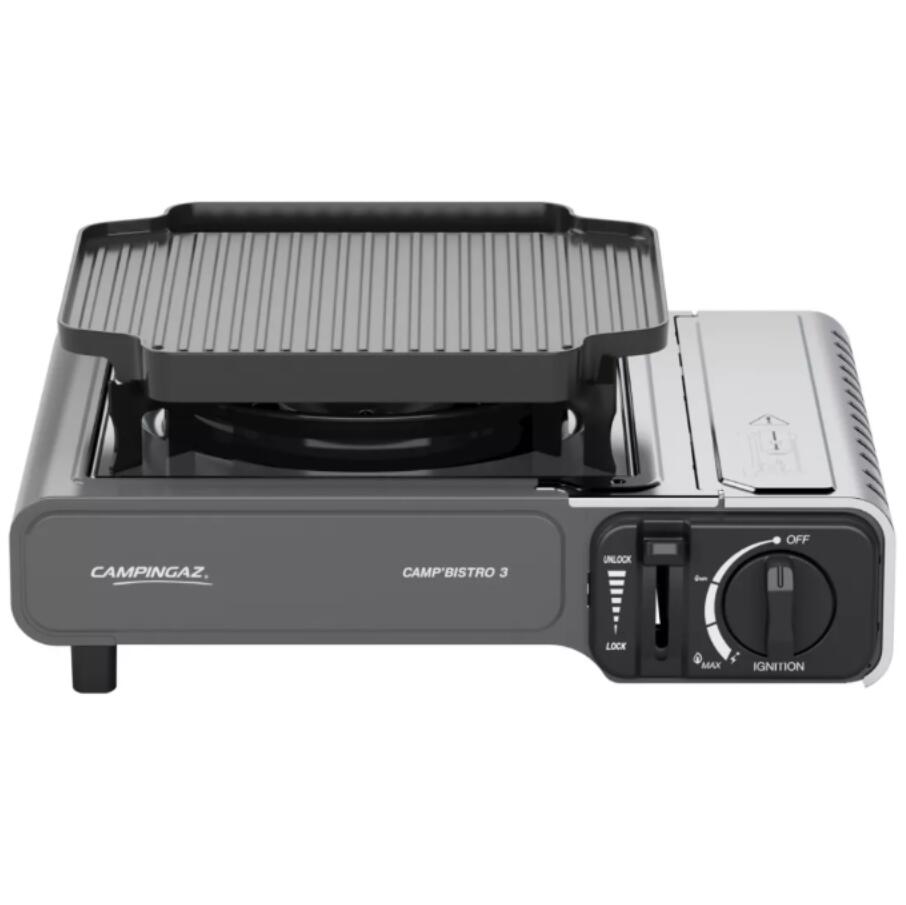 Réchaud Camp'Bistro 3 + Grille Cuisson - Campingaz 3/4