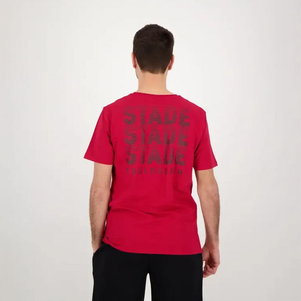 T-shirt Reflect Uomo Stade Toulousain Rosso 2/3