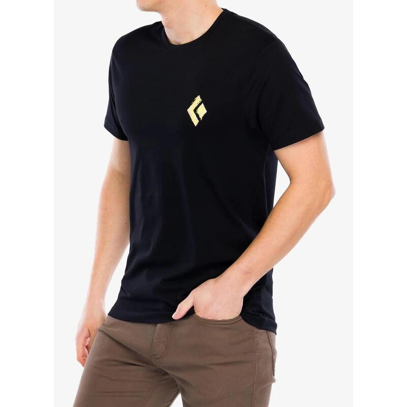 Koszulka bawełniana męska Black Diamond Shredded SS Tee