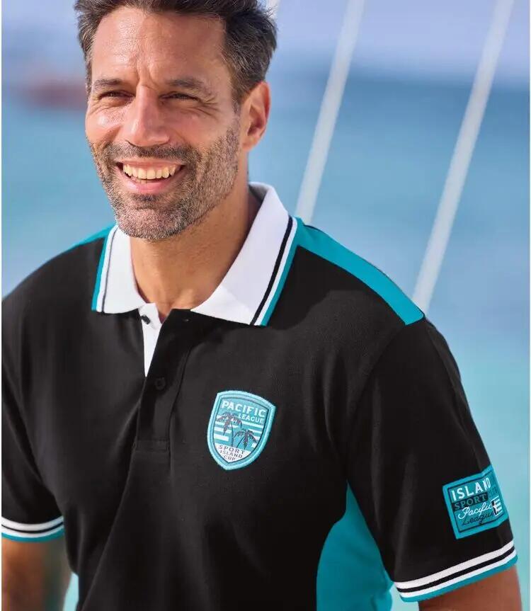 Poloshirt Pacific in Piqué-Qualität 3/4