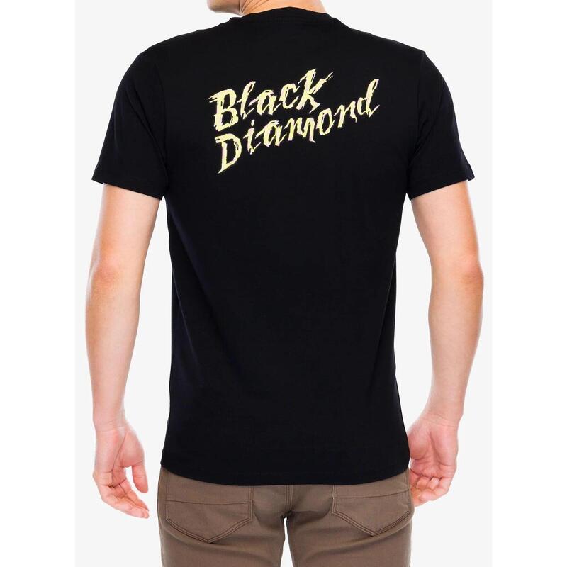 Koszulka bawełniana męska Black Diamond Shredded SS Tee