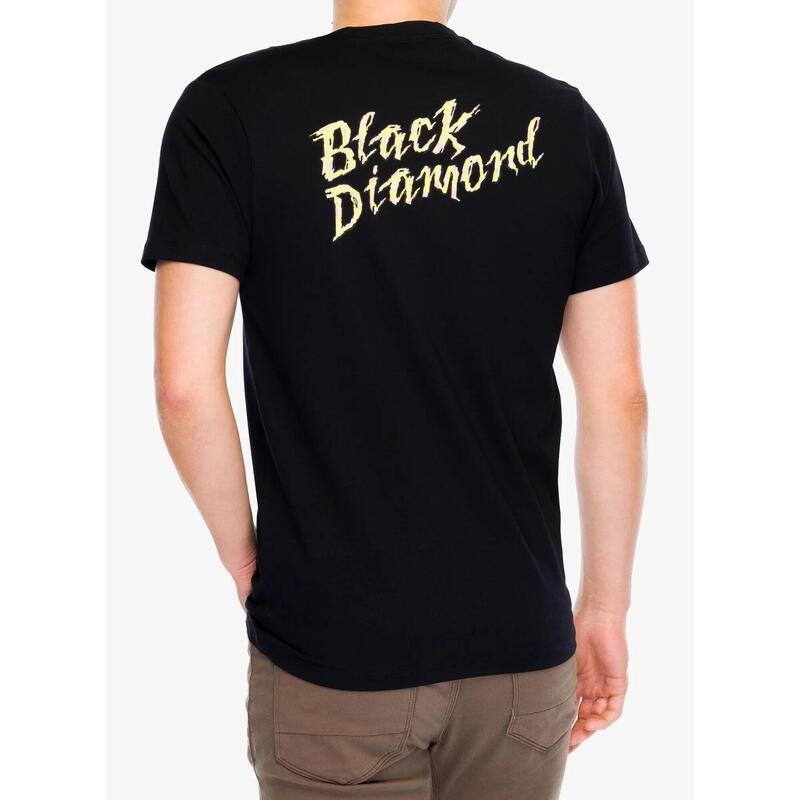 Koszulka bawełniana męska Black Diamond Shredded SS Tee