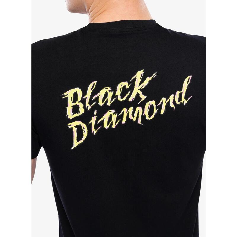 Koszulka bawełniana męska Black Diamond Shredded SS Tee