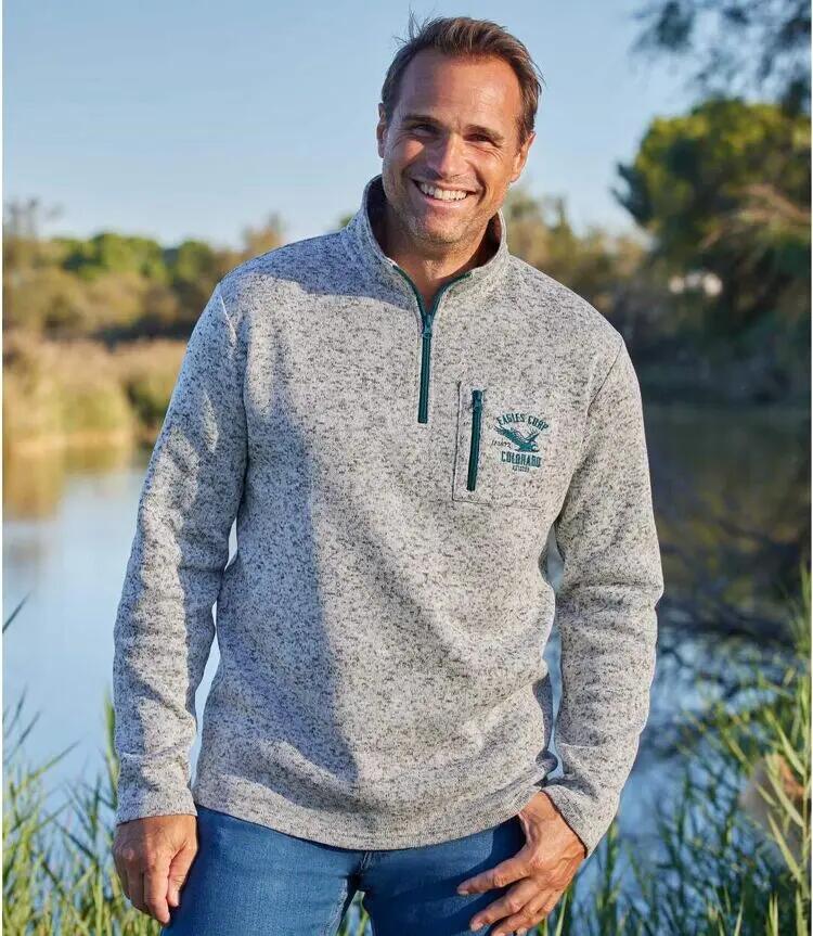 2er-Pack melierte Molton-Sweatshirts Colorado 3/6