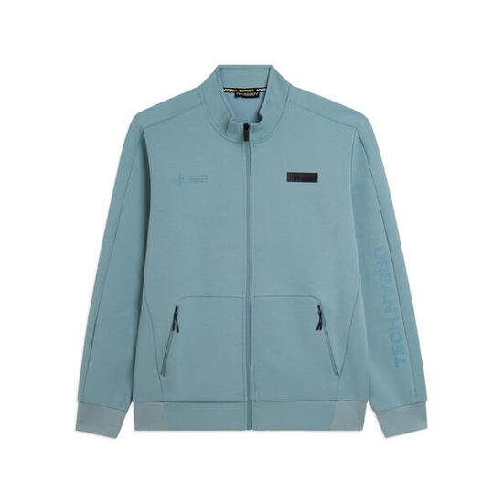 Sweat-shirt zippé à coupe slim Urban Tech à poches zippées