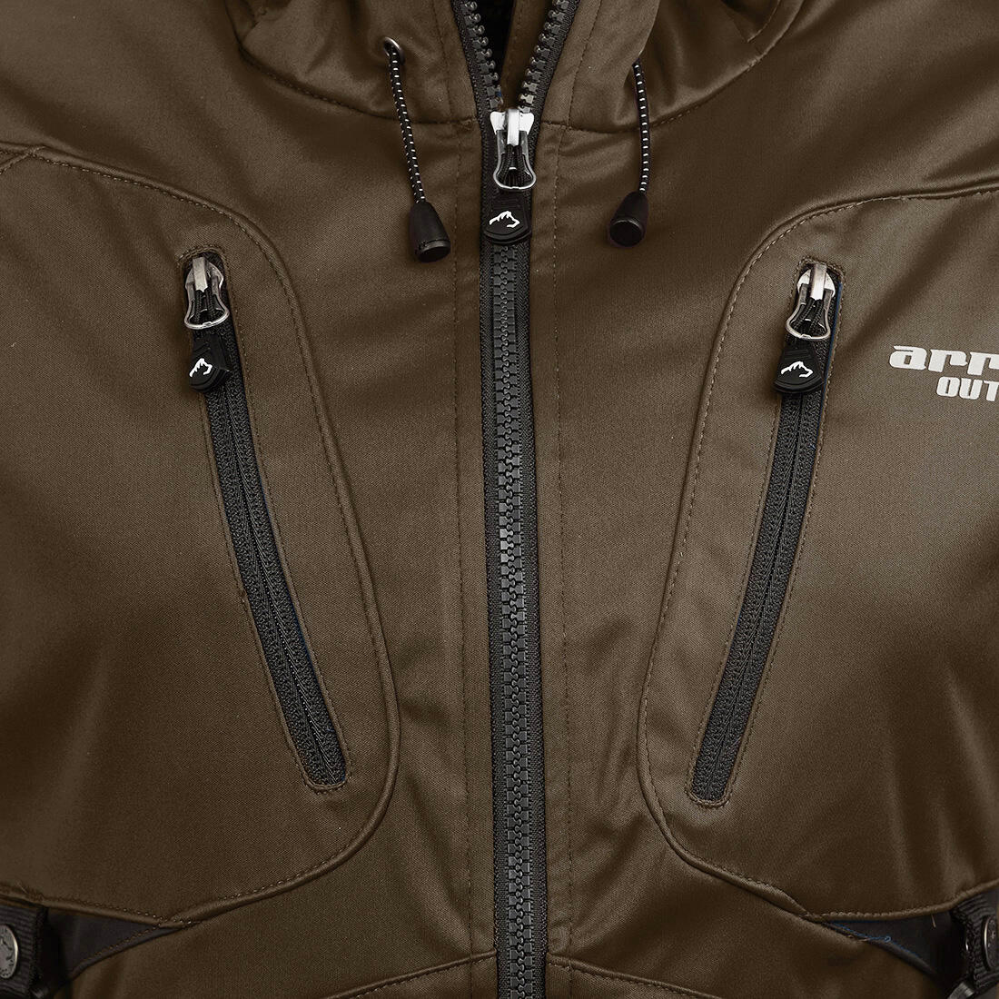 Arrak Akka Softshelljacke Herren Braun 7/7