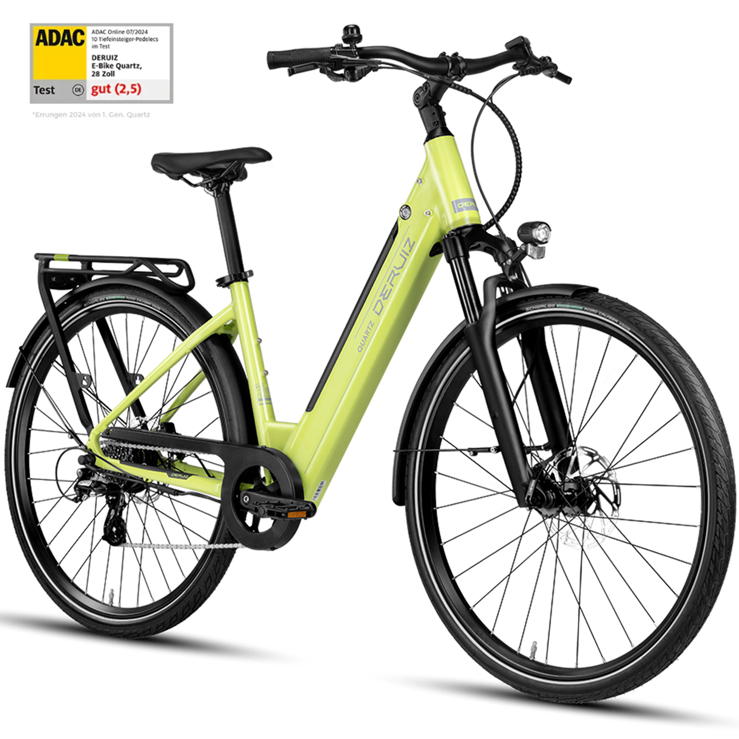 Quartz Bicicleta Eléctrica 28" 250W 48V 644Wh Sensor Par Freno Disco 8V 2/4