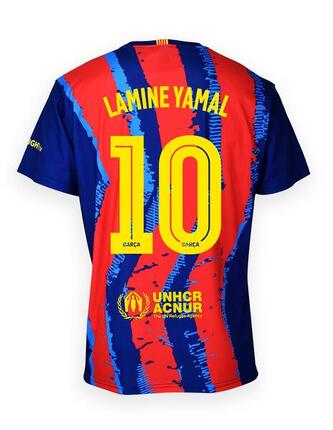 FC Barcelona 25-26 Premium Auswärtstrikot Nr. 4, Replica – LAMINE YAMAL 10