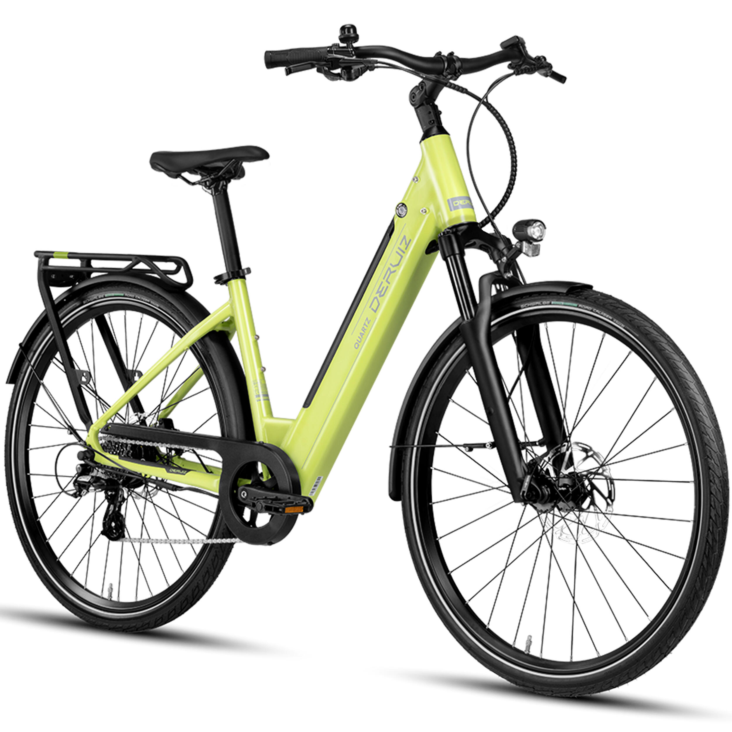 Quartz Bicicleta Eléctrica 28" 250W 48V 644Wh Sensor Par Freno Disco 8V 4/4