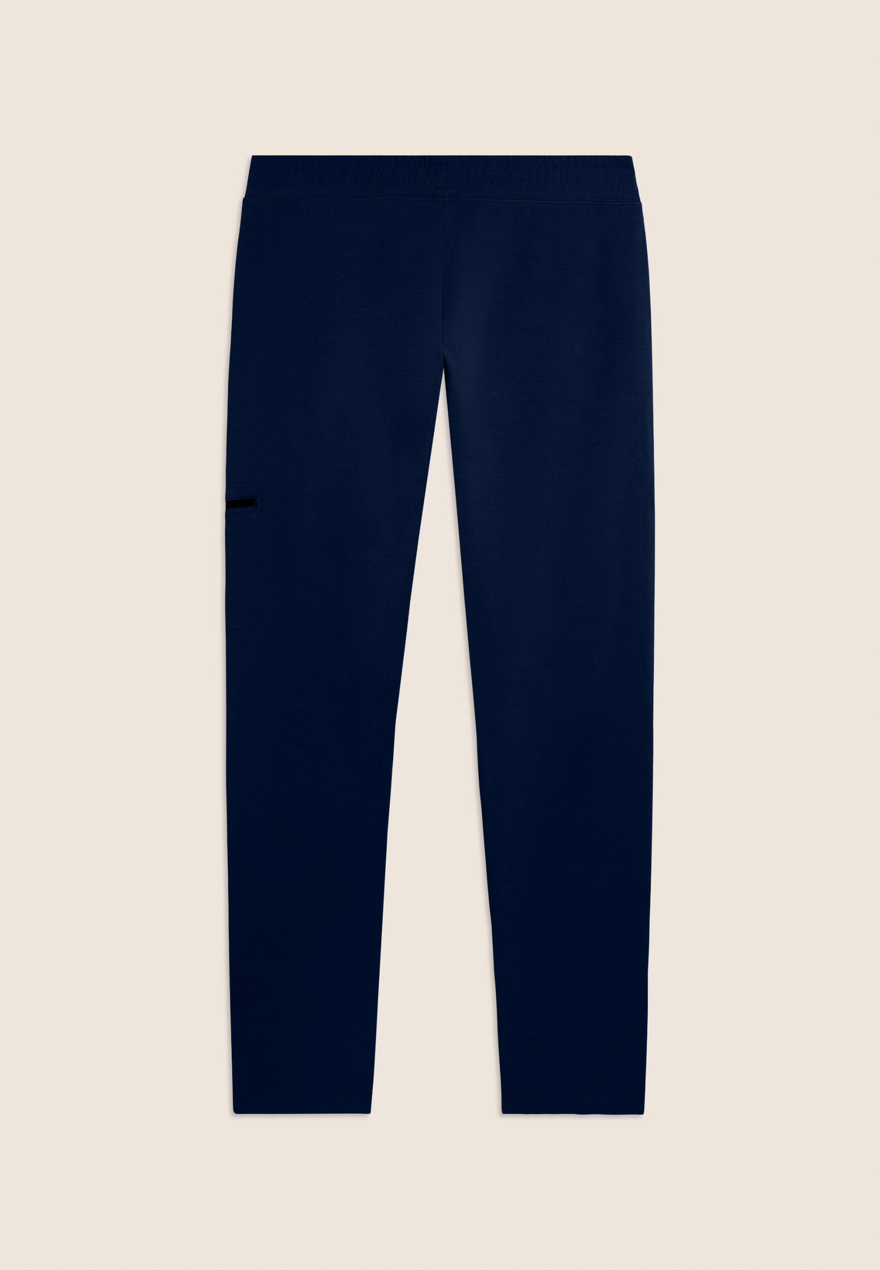 Pantalón deportivo de pernera recta con bolsillo lateral y logotipo 2/3