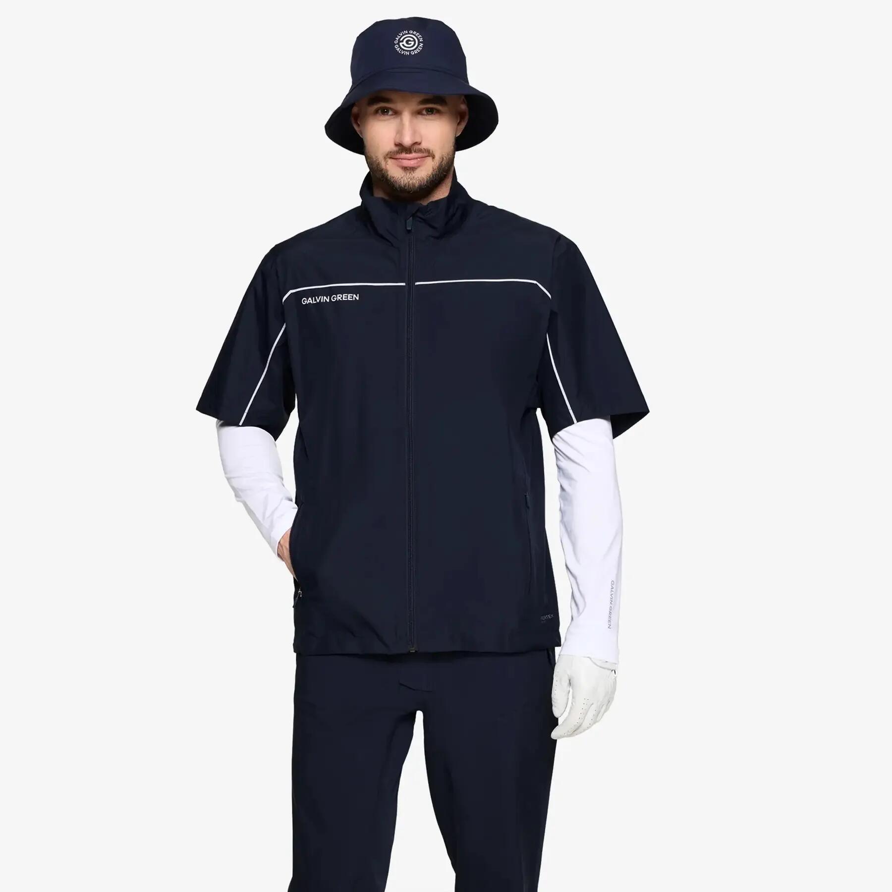 Veste imperméable manches courtes femme Galvin Green Air 3/7