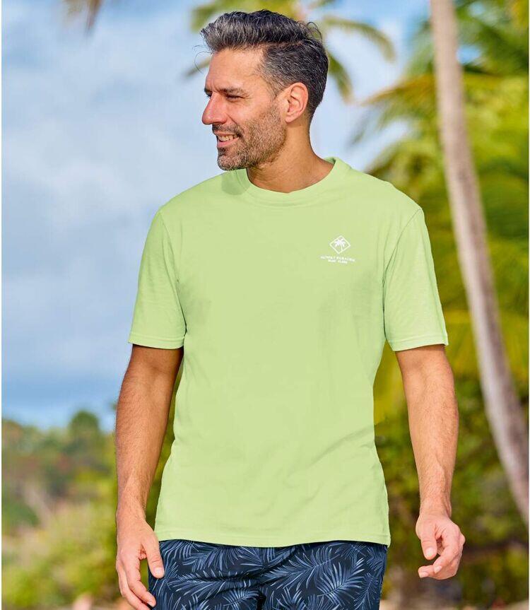 Lot de 4 Tee-Shirts Coton Unis Palm  2/5
