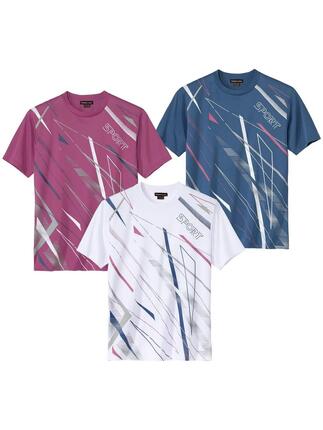 Lot de 3 Tee-shirts Fluide Sport