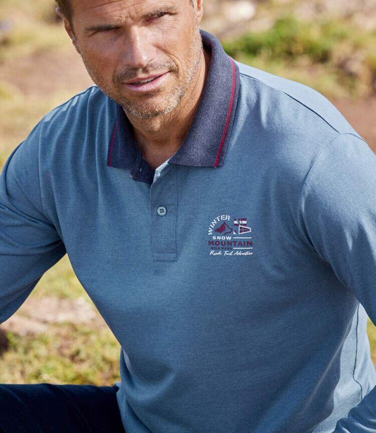 Lot de 2 Polos Jersey Mountain 2/5