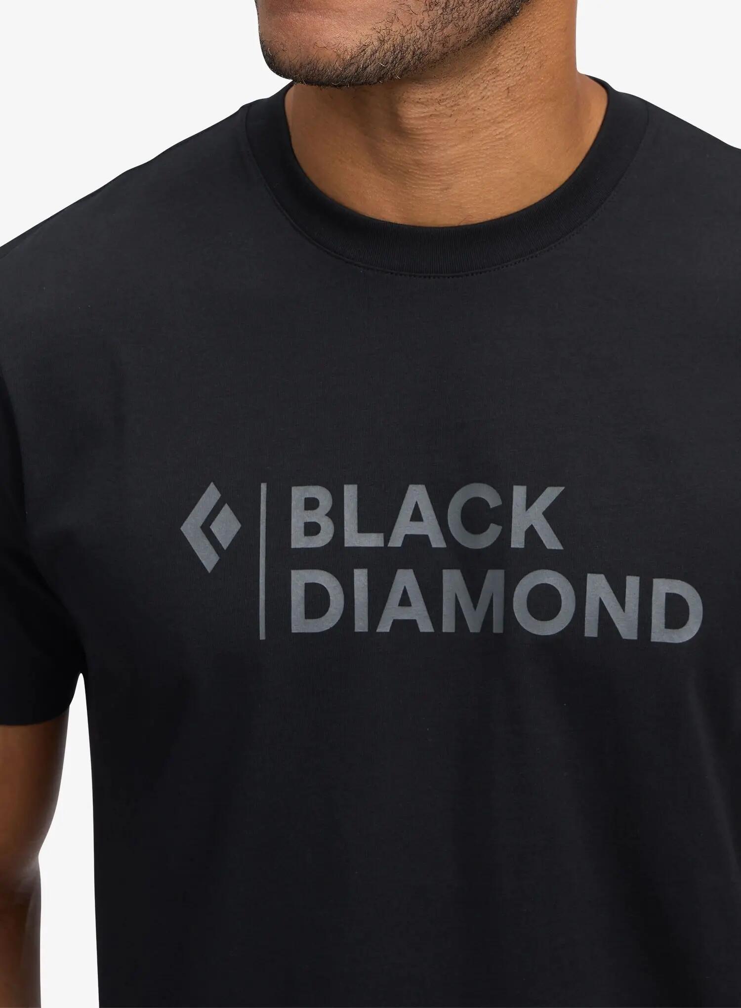 Koszulka bawełniana męska Black Diamond Mini Stacked SS Tee 4/4