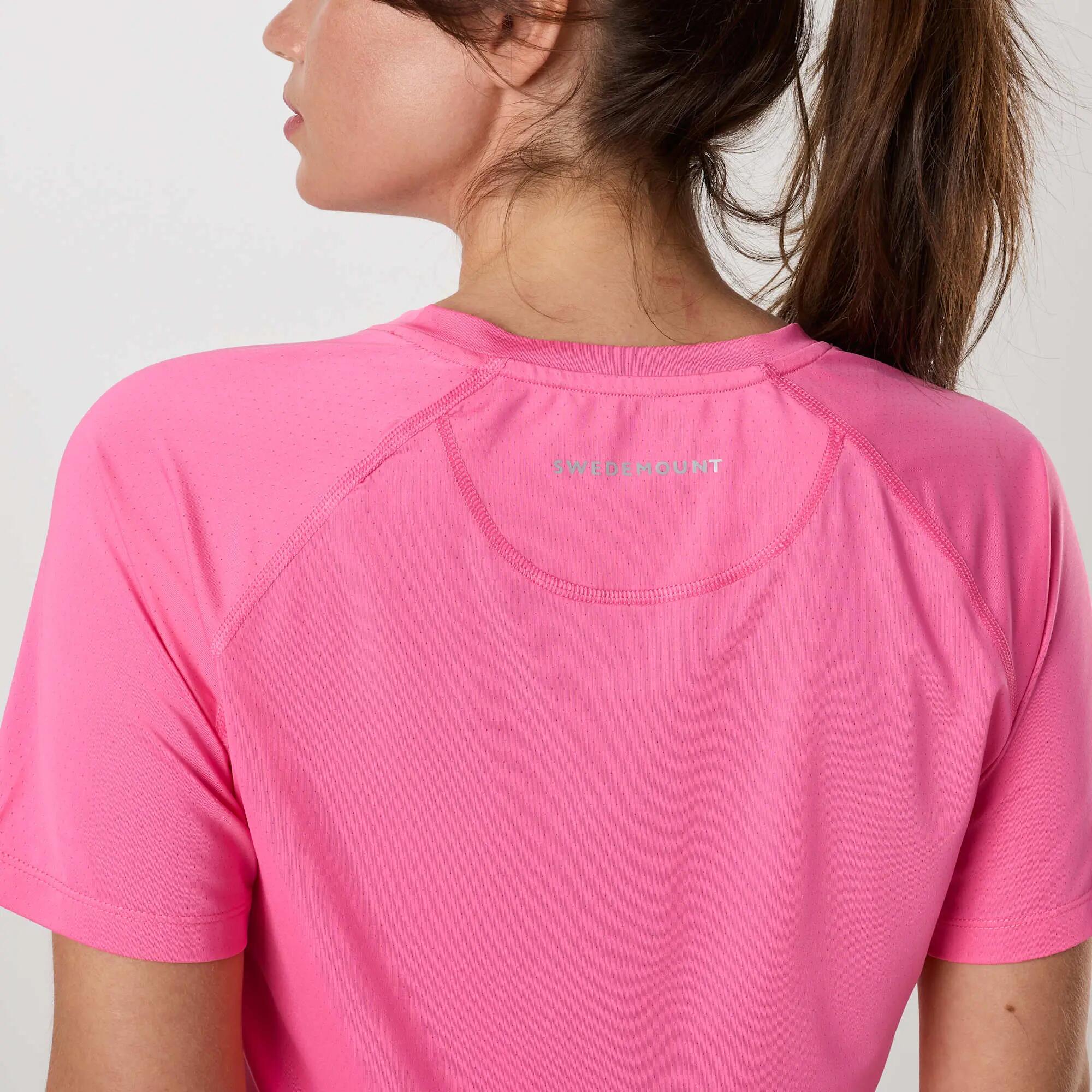 Synthetisch T-Shirt Korte Mouw Training Vrouw Core Sneldrogend 6/8