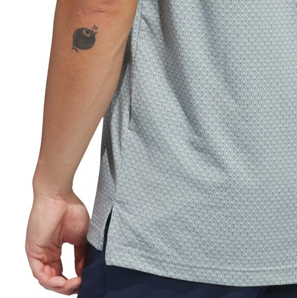 Adidas Ultimate+ GO-TO Printed, polo de golf pour homme, gris 5/5
