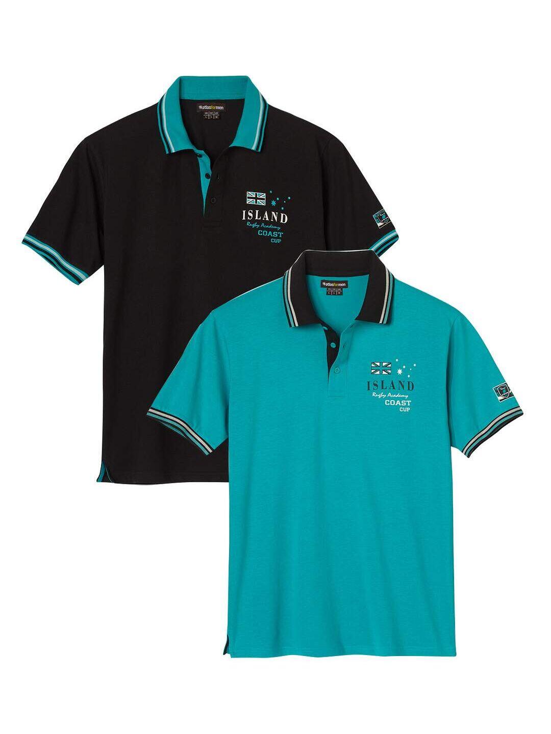 Lot de 2 Polos Master Team 1/4
