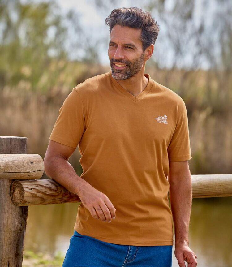 4er-Pack T-Shirts mit V-Ausschnitt 3/7
