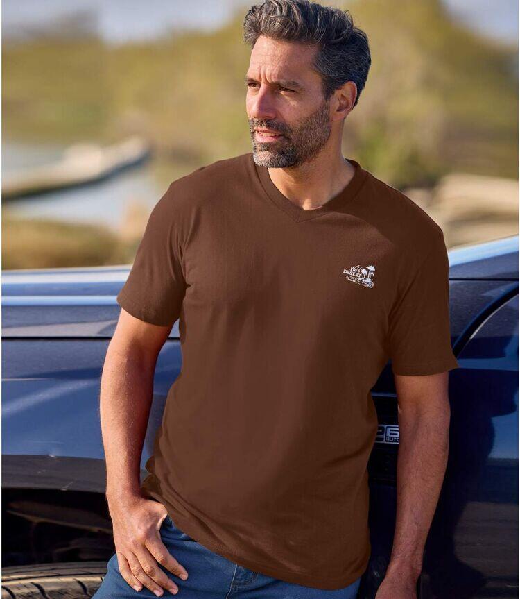4er-Pack T-Shirts mit V-Ausschnitt 2/7