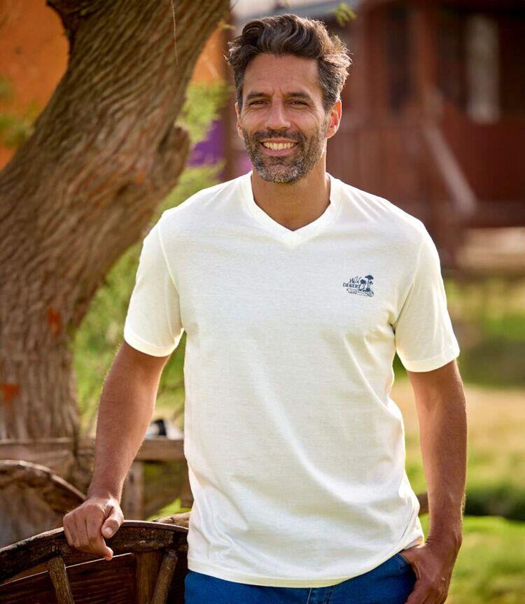 4er-Pack T-Shirts mit V-Ausschnitt 5/7