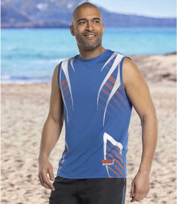 Lot de 2 Tee-Shirts Sans Manches Summer Sport 4/5