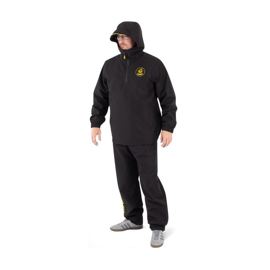 Veste Black Cat Waterproof Smock Noir - Imperméable, capuche ajustable 1/2