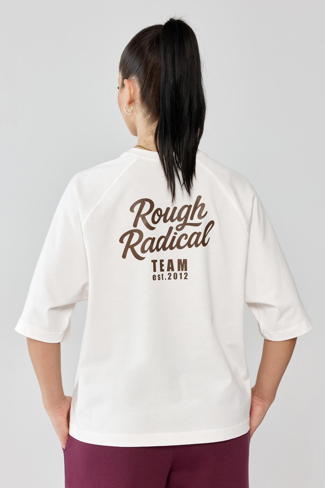 Damski t-shirt oversize Rough Radical Vibe 3/5