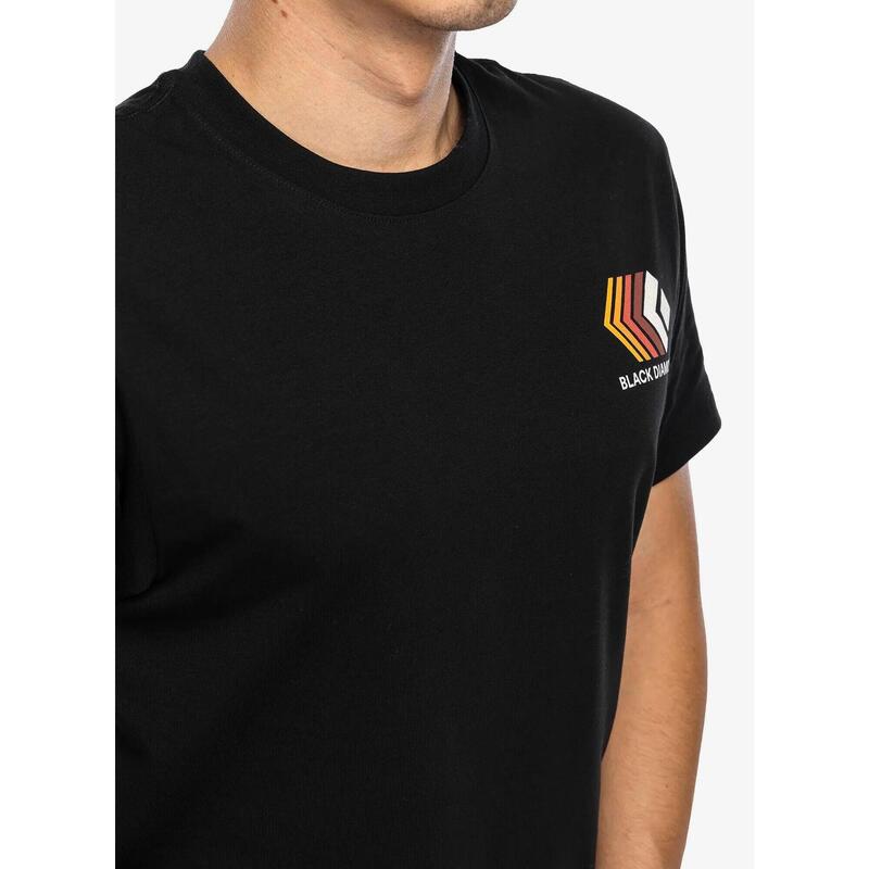Koszulka bawełniana męska Black Diamond Faded SS Tee