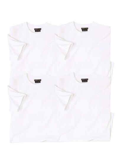 Lot de 4 Tee-Shirt Blanc Atlas ®