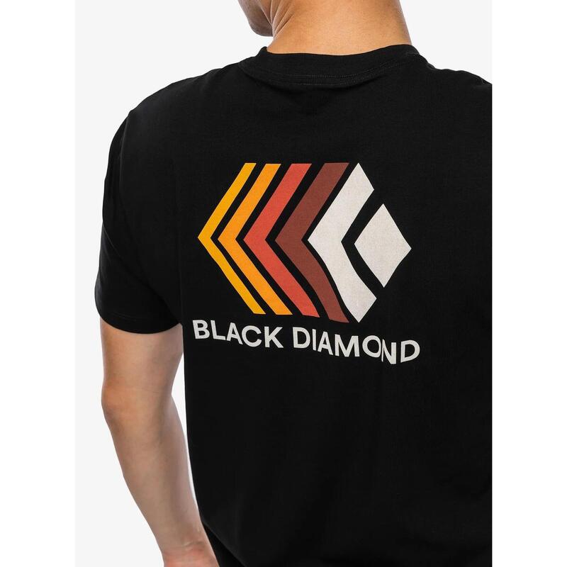 Koszulka bawełniana męska Black Diamond Faded SS Tee