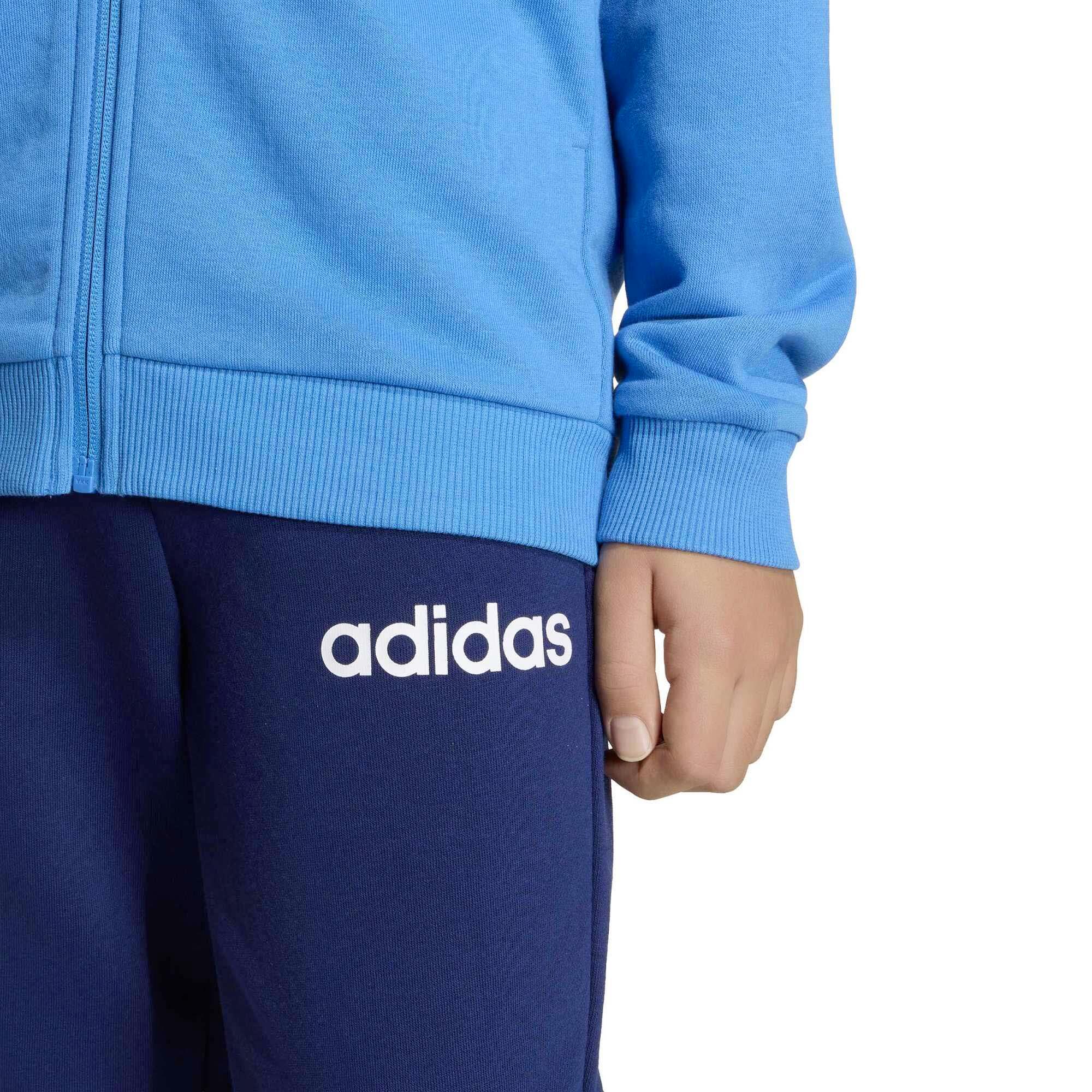 Fato De Treino Adidas Sport J Lin Ft Ts 220 Criança 5/5