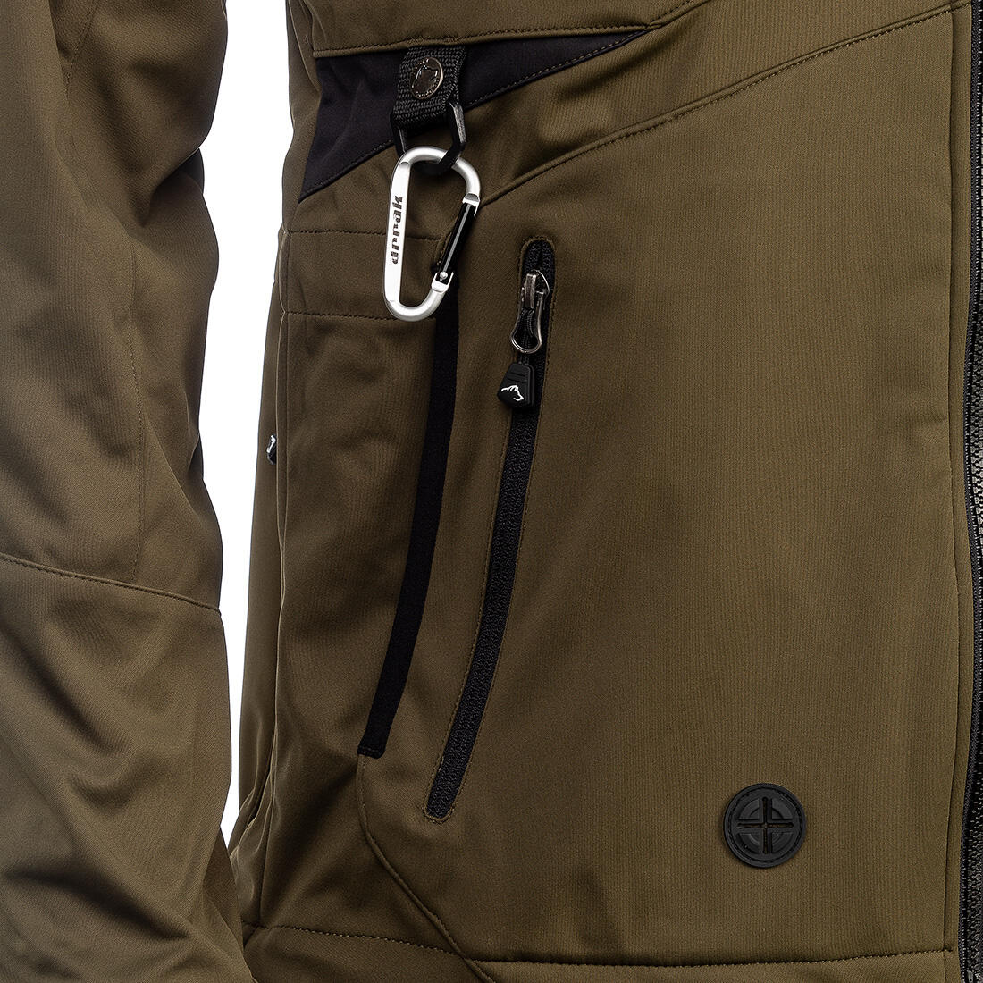 Arrak Akka Softshelljacke Herren Oliv 6/7