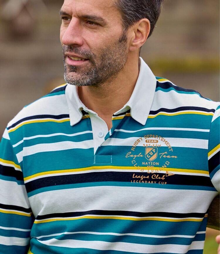 Gestreiftes Poloshirt Sportswear 3/4