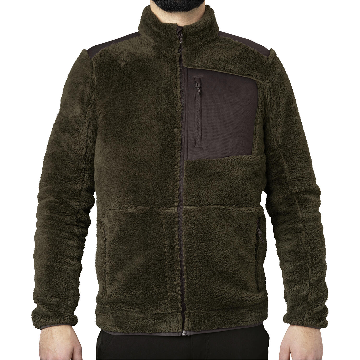 Seeland Noah Fleece Faserpelzjacke Herren (Pine Green) Größe 2XL 3/5