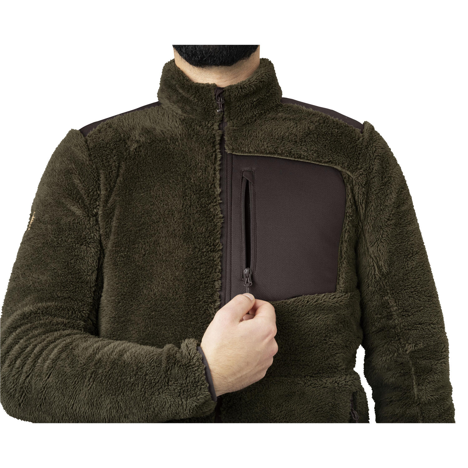 Seeland Noah Fleece Faserpelzjacke Herren (Pine Green) Größe 2XL 4/5