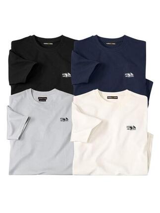 Lot de 4 Tee-Shirt Blanc Atlas ®