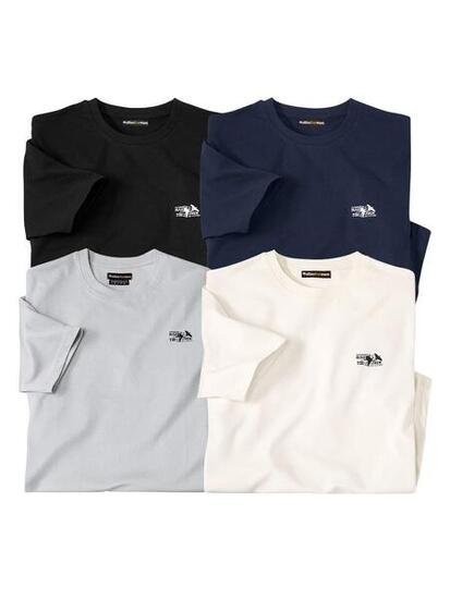 Lot de 4 Tee-Shirt Atlas ®