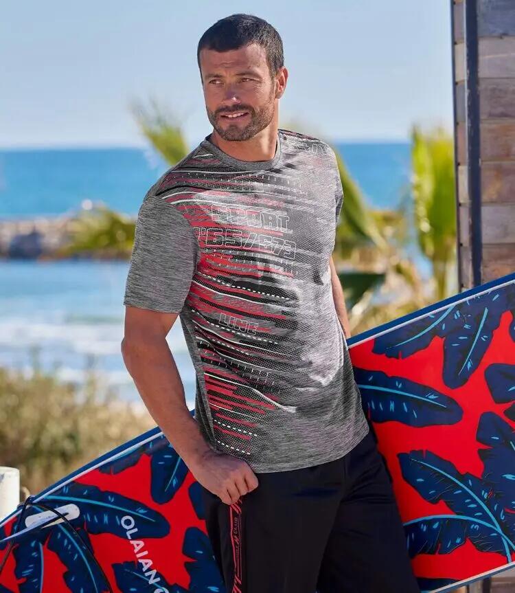 3er-Pack T-Shirts Sport und Freizeit 2/6